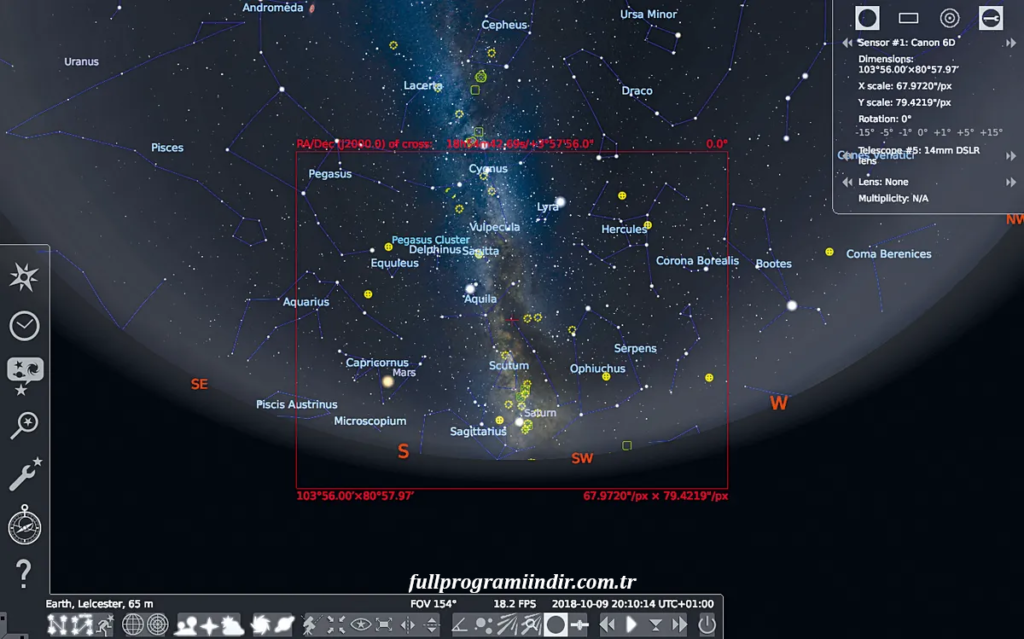 Stellarium İndir – Full Gökyüzü Gözlemleme Pro x64 [Latest]